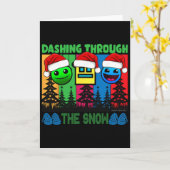 Carte Geometry Dashing Through The Snow Sleep Dash Game (Fleur jaune)