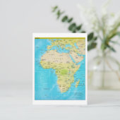 Carte géopolitique régionale de l'Afrique (Debout devant)