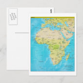 Carte géopolitique régionale de l'Afrique (Devant / Derrière)