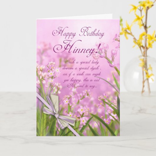 Carte Geordie (Fleur jaune)