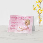 Carte Geordie Birthday Card (Fleur jaune)