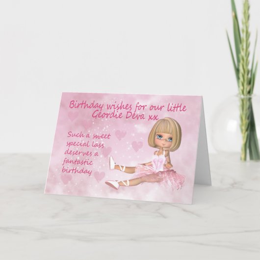Carte Geordie Birthday Card (Devant)