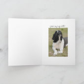 Carte George disant le bonjour (Intérieur)