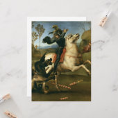 Carte George et le Dragon (par Raphael) (Devant/Arrière en situation)