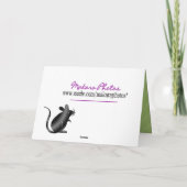 Carte George le chat-bien-customiser à toute occasion (Dos)