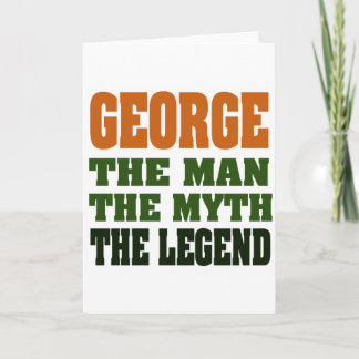 Carte George - l'Homme, le Mythe, la Légende !