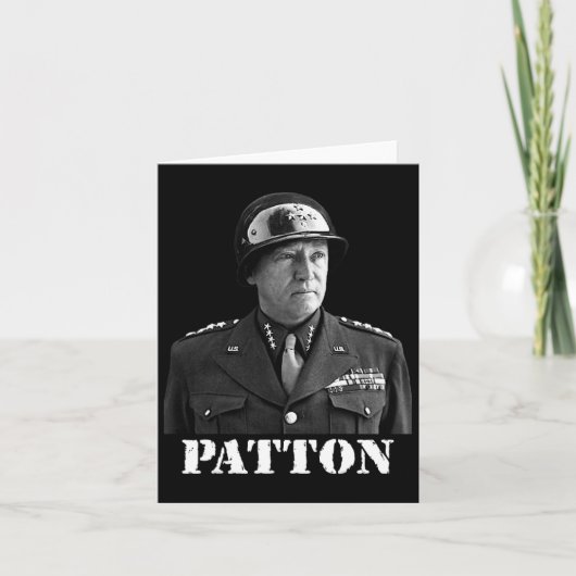 Carte George Patton World War Ii Victoire Memorial Indep (Devant)