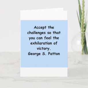 Carte george s patton quote
