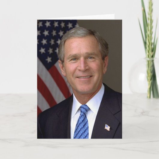 Carte George W. Bush official portrait (Devant)