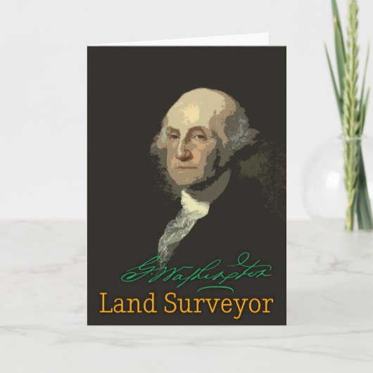 Carte George Washington Greeting Card (Devant)