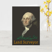 Carte George Washington Greeting Card (Fleur jaune)