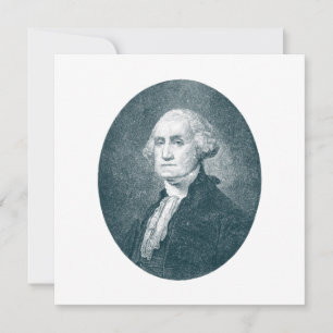 Carte George Washington Portrait Oval
