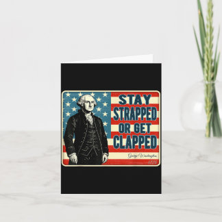Carte George Washington Reste Armé ou se Fait Tirer dess