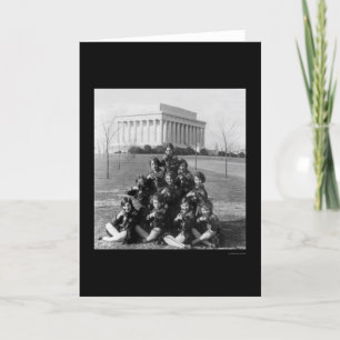 Carte George Washington University Girls Rifle Team 1927