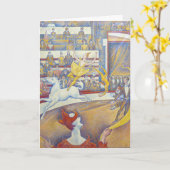 Carte Georges Seurat - Le Cirque (Fleur jaune)