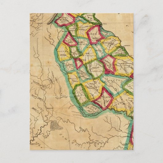 Carte Géorgie (Devant)