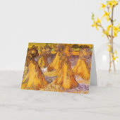 Carte Géraniums de blé par Vincent van Gogh (Fleur jaune)