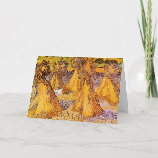 Carte Géraniums de blé par Vincent van Gogh (Devant)