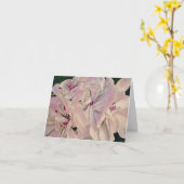 Carte Geraniums roses de Gertie's Garden Art Note Card (Fleur jaune)