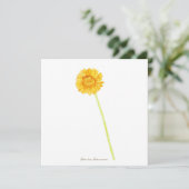 Carte Gerbera (Debout devant)