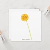 Carte Gerbera (Devant/Arrière en situation)