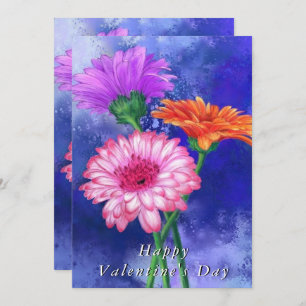 Carte Gerberas Valentine's Day Card