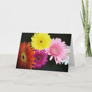 Carte Gerbiers multicolores
