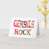Carte Gerbils Rock (Fleur jaune)