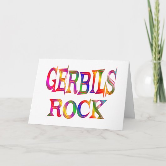 Carte Gerbils Rock (Devant)