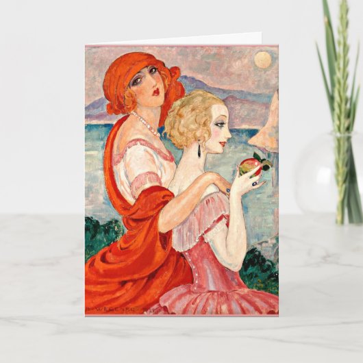 Carte Gerda Wegener - Sur la route d'Anacapri (Devant)