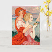 Carte Gerda Wegener - Sur la route d'Anacapri (Fleur jaune)