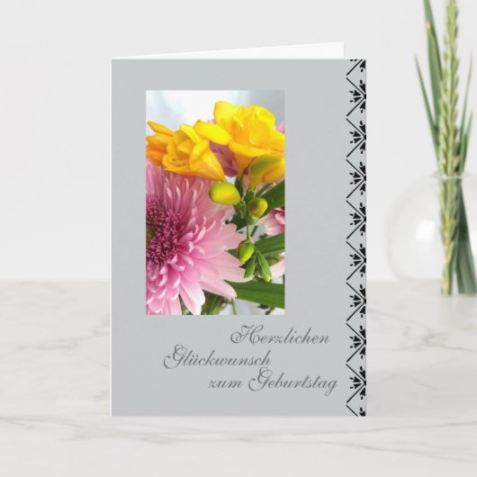 Carte German : Birthday card (Devant)