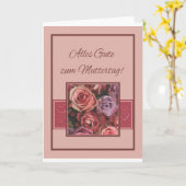 Carte german Bonne fête des mères ! (Fleur jaune)