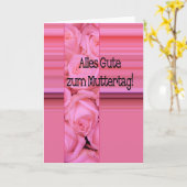 Carte german Bonne fête des mères ! (Fleur jaune)