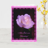 Carte German : Joyeux anniversaire (Fleur jaune)