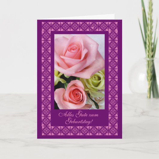 Carte German : Joyeux anniversaire (Devant)