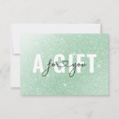 Carte GESCHÄFTSGESCHENKZERTIFIKAT | Parties scintillant  (Devant)