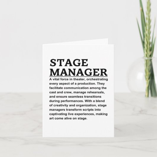 Carte Gestionnaire d'étape (Devant)