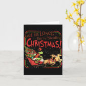 Carte Get In Loser We're Stealing Christmas  (Fleur jaune)