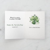 Carte Get Lucky - Funny St. Patrick's Day (Intérieur)