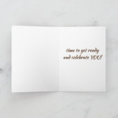 CARTE GET OUT & CELEBRATE YOUR DAY **SISTER** CARD (Intérieur)