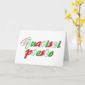 Carte Get Well (Fleur jaune)