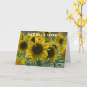 CARTE GET WELL (Fleur jaune)