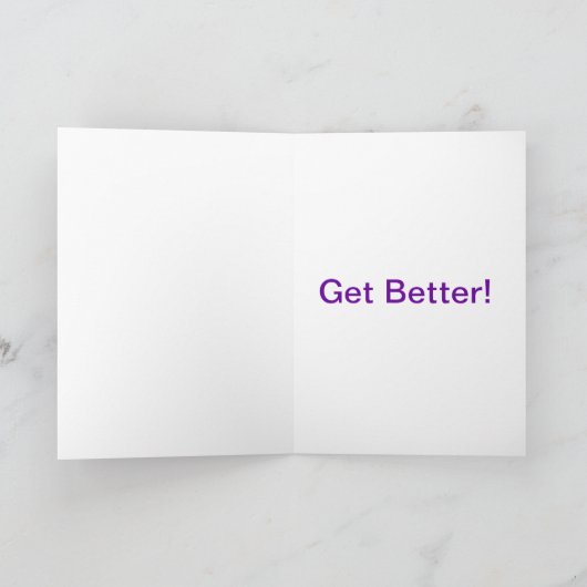Carte Get Well (Intérieur)