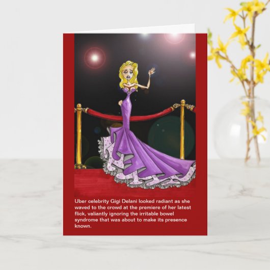 Carte Get Well (Fleur jaune)