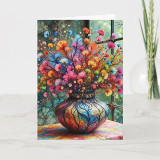 Carte Get Well After Surgery Cheerful with Flowers Card