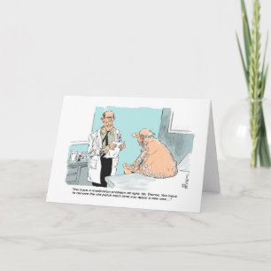 Carte Get well cartoon with overmedicated patient