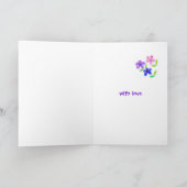 Carte Get Well - Fllower Power (Intérieur)