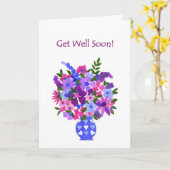 Carte Get Well - Fllower Power (Fleur jaune)