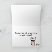 Carte Get Well Humour (Intérieur)